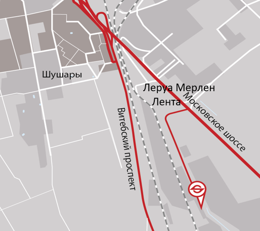 Терминал "Восход", адрес на карте